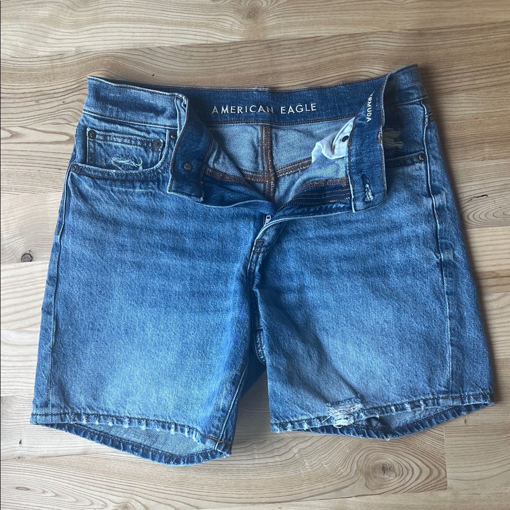 American Eagle Outfitters Men's Classic Blue Jean Shorts